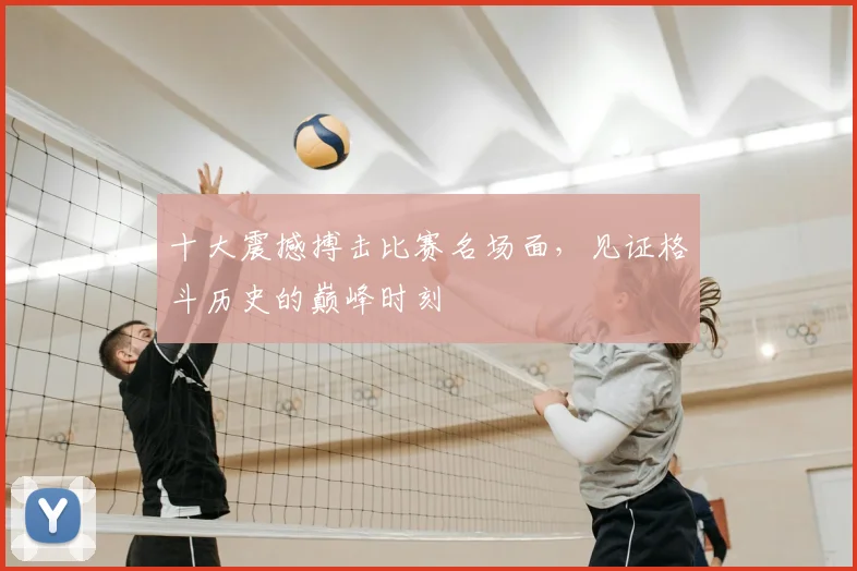 十大震撼搏击比赛名场面,见证格斗历史的巅峰时刻